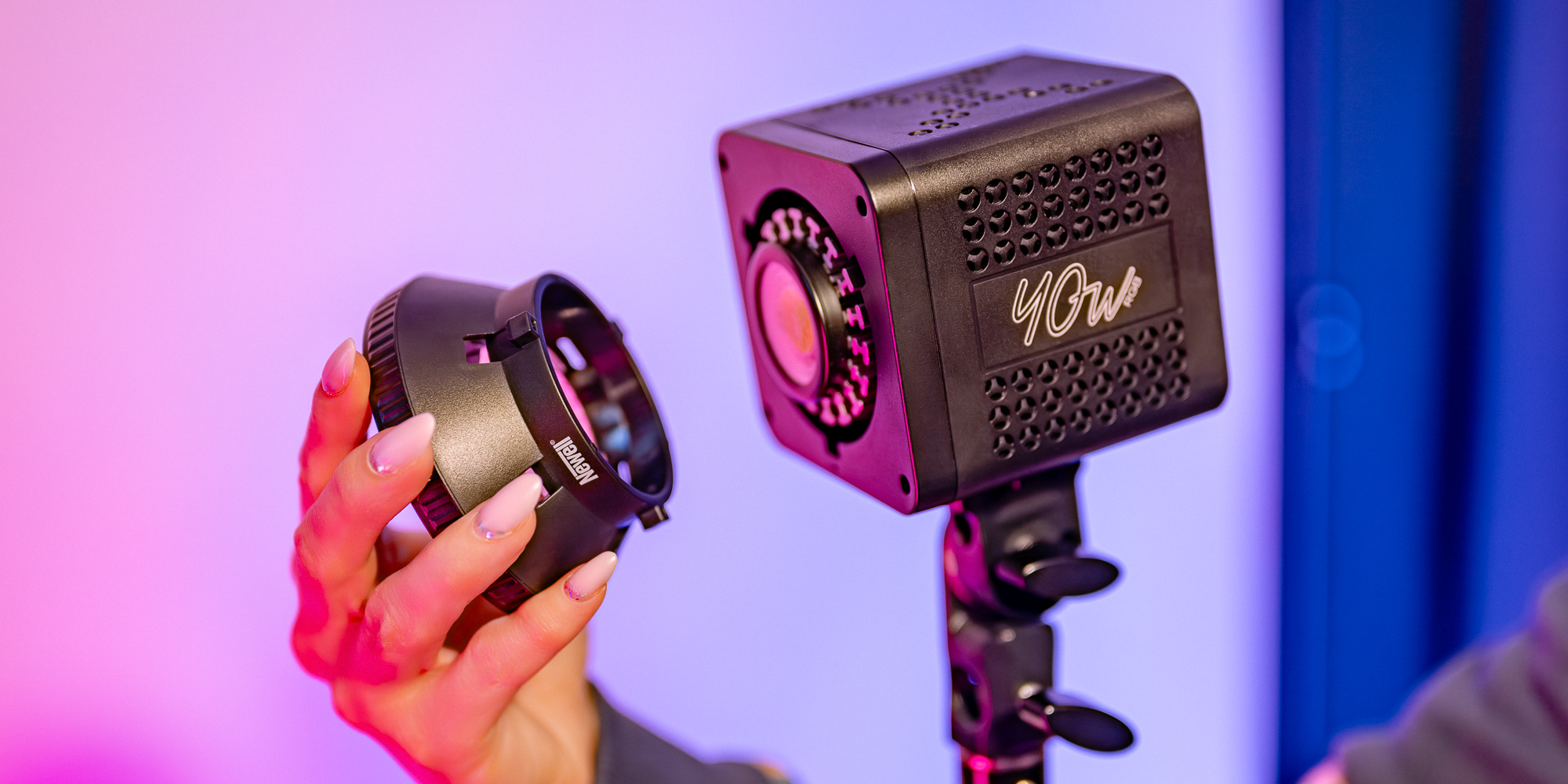 Zestaw Newell - Mini Bowens - wrota + soczewka skupiająca